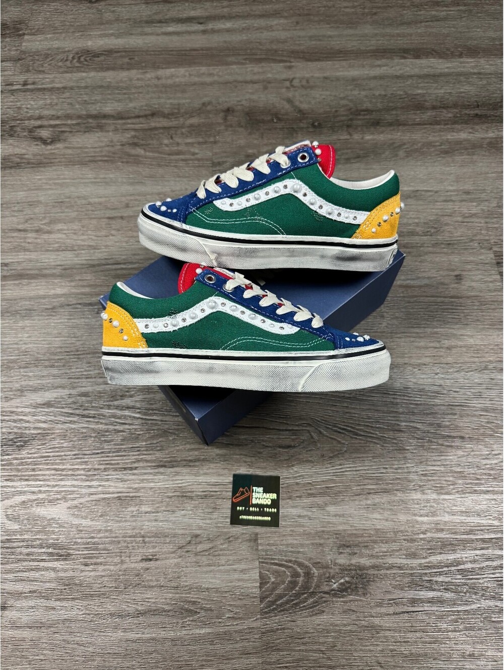 Size 4.5M/6W Vans LX Old Skool 36 Pearlized Pack Yacht Club